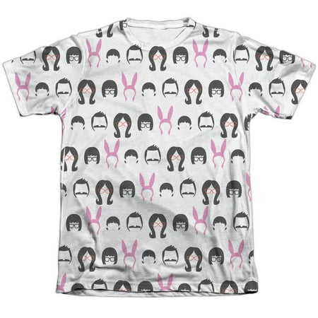 Bobs Burgers - Family Of Icons - Short Sleeve Shirt - (Best Short Bob Hairstyles)