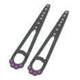 thumbnail image 3 of Porte-porte pour Chat avec Loquet, Porte-Porte pour Animaux en Acier Inoxydable PE 7 Trous Réglables pour Chambre Blanc, Noir, 3 of 8