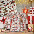 thumbnail image 5 of Fuzoiu Colorful Donuts Print Christmas Gift Bag,Burlap Gift Bag with Drawstring Closure & Hang Tag,Perfect for Holidays, Birthdays, and Special Occasions-Medium, 5 of 7