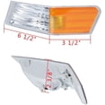 thumbnail image 3 of Right Left Side Turn Signal Light Cover Compatible with 07-17 Patriot MK74 OE: 68004180AA 68004181AA, 3 of 6