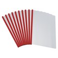 thumbnail image 1 of Unique Bargains Clear Report Covers with Sliding Bar, 15mm 135 Sheets Capacity, Red, 20Pack, 1 of 6