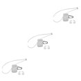 thumbnail image 1 of jesticaly Silicone Wireless for True Wireless Earphone Cover Box Charging Case clear 3Set, 1 of 6