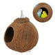 thumbnail image 5 of BRIGHTFUFU 1pc coco cáscara pájaros nido loro pájaros anidar juguete juguete mascota loro morder juguete, 5 of 7