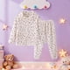 thumbnail image 1 of Cowsor Cute Kids Clothes Long Sleeve Print Sweatshirt Top and Pants Set Toddler Loungewear, 1 of 5