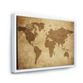 thumbnail image 3 of Designart 'Ancient World Map V' Vintage Framed Canvas Wall Art Print, 3 of 5