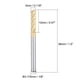 thumbnail image 2 of 10PCS Titanium Coat Carbide For PCB Machine, 1/8 Inch Shank 3Mm, 2 of 5