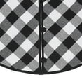thumbnail image 4 of Annie Black Check Tree Skirt 48, 4 of 4