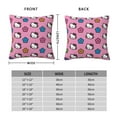 thumbnail image 2 of Hello Kitty Pillow Cover, Square Throw Pillow Cases For Couch Sofa Bed Living Room,Home Decorative, 22"X22", 2 of 9