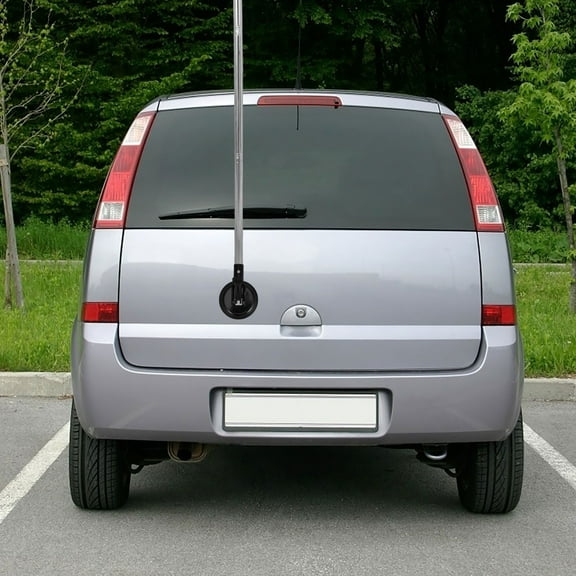 BESTYASH Universal Black Car Flag Mount with Suction Cup Design for Truck Atv Rv and Offroad