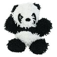 thumbnail image 3 of Mighty Jr Microfiber Ball Panda Durable Plush Squeaky Dog Toy, 2 Pack, 3 of 9