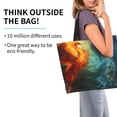 thumbnail image 2 of Easygdp Red And Blue Fire Peacock Bolsas Tote para Mujer, Bolsos de Hombro para Viaje, Bolsos de Mano de Gran Capacidad para Compras y Trabajo, 2 of 8