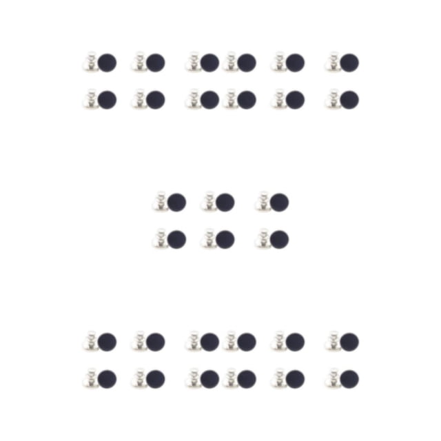 Monstrate 12 unids/set de hebilla de botón de Metal de moda, cinturones de ajuste, cinturón duradero fácil de ajustar 1 Type2 NO2