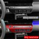 thumbnail image 4 of Car Central Control Trim Panel Frame for 2024+ Car Multi-Function Button Trim Panel Red, 4 of 5