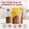 thumbnail image 5 of Healthy Living Proteins | Multi Hydrolyzed Collagen Peptides Type I, II, III, V, & X | Grass Fed Bovine, Wild Caught Marine, Free Range Chicken | Gluten Free (Chocolate, 8 oz), 5 of 7