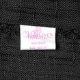 thumbnail image 5 of Violet Linen Hem Stitch Border Pattern, Polyester, Water repellent, Spill Proof, Wrinkle Free Anti-Shrink Soft Fabric, Black, 68 Inch by 108 Inch, Seats 8 to 10 people, Tablecloths, 5 of 7