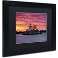 thumbnail image 2 of Trademark Fine Art "Rock Ablaze" Canvas Art by Michael Blanchette Photography Black Matte, Black Frame, 2 of 4