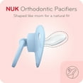 thumbnail image 2 of NUK Orthodontic Pacifiers, 3 Pack, 0-6 Months, Unisex, 2 of 7
