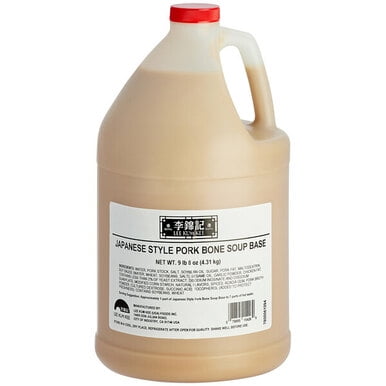Lee Kum Kee Base de Soupe aux Os de Porc de Style Japonais, 9,5 lb – Base de Bouillon Umami Riche pour Ramen, Soupes et Ajouts