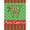 W, variant on Magnolia Garden Flags 1652 13 x 18 in. Merry Christmas Monogram F Burlap Garden Flag