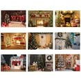 thumbnail image 2 of Fond de Toile de Fond Rectangle Noël Tissu Sans Rides Santa Claus Décor de Fête d'Écran, 2 of 6