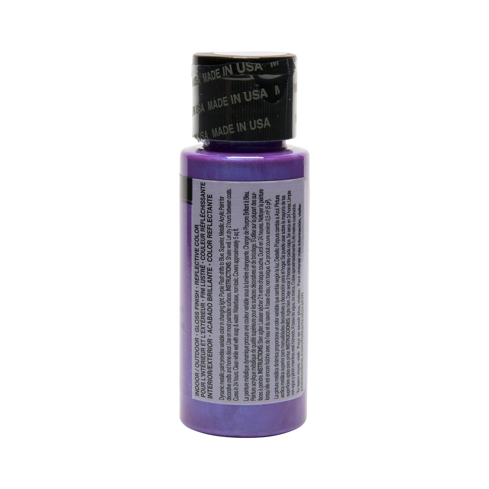 FolkArt Color Shift Gloss Finish Metallic Acrylic Paint, 12 Pack