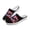 American Flag Eye Print, variant on Unisex Rainbow Heart Mesh Slip On Clogs - Breathable Lightweight Summer Shoes for Indoor Outdoor Wear