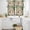 Off-White, variant on Spring Forest Animals Kitchen Curtains Sets for Windows 36 Inch Length, Floral Botanical Trees Linen Rod Pocket Window Treatments Tier Curtains and Valances Set for Bedroom/Bathroom
