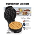 thumbnail image 4 of Hamilton Beach 26071 Wafflera Eléctrica Modelo Belga, Chica, Negro, 4 of 9