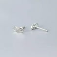 thumbnail image 4 of QQTDFG TINY Infinite Infinity 925 Sterling Silver Stud Post Earrings A1319-Rose Gold, 4 of 7