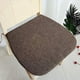 thumbnail image 2 of Nvzi Cojines para silla de comedor de algodón para silla de cocina con lazo (café, juego de 4), 2 of 5