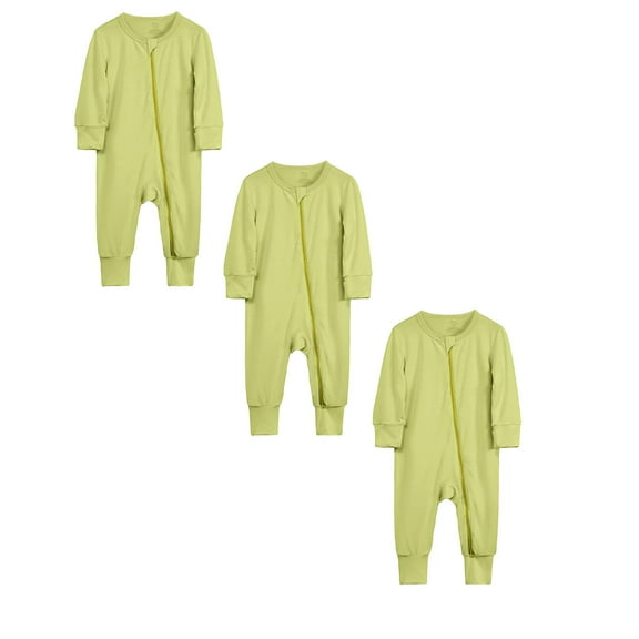 3 Pack Baby Girls Boys Bodysuit Baby Long Sleeve Bodysuits Cotton Romper Pajamas Jumpsuit Boy Clothes 12-18 Months