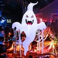 thumbnail image 2 of Costway 5 FT Tall Halloween Inflatable Hanging Ghost Blow-up Yard Decoration w/LED Light, 2 of 10