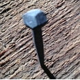 thumbnail image 4 of 50 5/8" Steel Decorative Wrought Head Nails with Black Oxide Finish. Small, black, 4 of 4