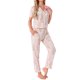 thumbnail image 4 of INSPIRAR CHIC Conjunto de Pantalones de Manga Corta con Botones de Tencel con Patrón Floral y Lavado de Tinta, con Bolsillos, Talla XL, Rosa, 4 of 6