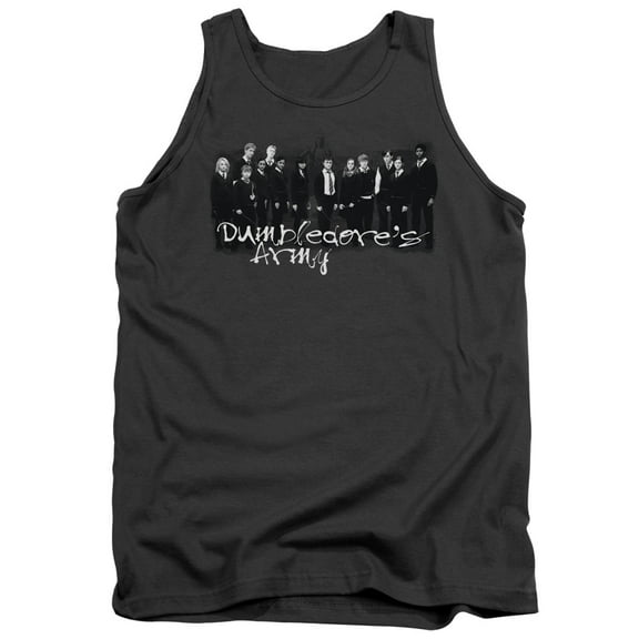Trevco HP5004-TK-1 Harry Potter & The Order of Phoenix-DA Squad-Adult Tank Top, Charcoal - Small