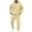 Khaki, variant on Dovford Mens SweatSuit 2024 Casual Cotton Hooded Collar Drawstring Hoodies Pullover Sweatshirts Casual Long Sleeve Shirts and Pants