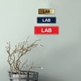 thumbnail image 5 of Signs ByLITA New Standard Lab Sign (Red) - Small, 5 of 5