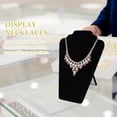 thumbnail image 3 of 1Pcs Jewelry Display for Selling Flannel Cardboard Necklace Stand for Vendors Tangle Free Storage Showcase, 3 of 9
