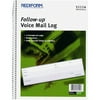 Rediform, RED51114, Follow-Up Voice Mail Log Book, 1 Each