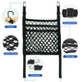 thumbnail image 3 of unbranded Organizador De Asiento De Auto Negro Con Red Para Guardar Documentos Y Objetos, 3 of 7