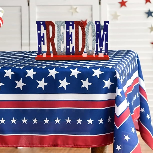 Decoraciones para el Día de los Caídos, decoraciones para el 4 de julio, manualidades para el 4 de julio, decoraciones de madera, decoraciones para el hogar del Día de la Independencia, adornos de esc