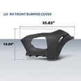 thumbnail image 2 of Front Left+Right Upper Bumper Covers Fit For 2021 2022 2023 Chevy Trailblazer, 2 of 10