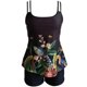 thumbnail image 4 of Bikini Mujer Traje de Baño Conjunto de Tankini Estampado de Talla Grande Para Mujer, Traje de Baño de Dos Piezas Con Espalda de Tiras, Ropa de Playa, Traje de Baño Cómodo y Elegante., 4 of 5