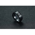 thumbnail image 3 of 8mm Matte Black Star of Daivd Ring Men Religious Judaism Israel Jewish Magen David Finger Ring Stainless Steel David Star Rings, Size 7, 3 of 7