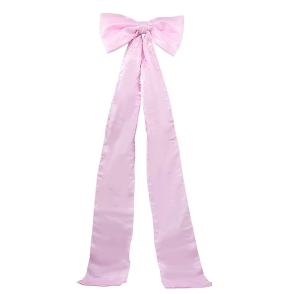 Satin Bow Christmas Tree Topper, Pink, 7', by Holiday Time