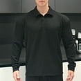 thumbnail image 2 of FRSASU Men's Casual Pullover Sweatshirts Long Sleeve Lightweight Knitted Mock Neck Tops Black, 2 of 7