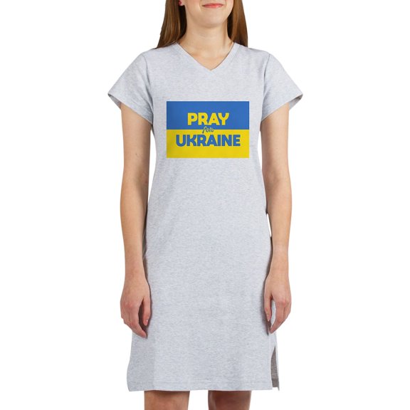 CafePress - Pray For Ukraine T Shirt - Women's Nightshirt