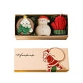 thumbnail image 2 of Candles Clearance! Christmas Decor Christmas Cartoon Aromatherapy Candle Gift Box (Snowman Three-Piece Set) Candles & Holders Flash Sale!, 2 of 4