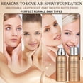 thumbnail image 6 of Flawless AirBrush Foundation High Coverage Foundation Smooth Creamy Matte Spray Foundation Makeup Kit For Mature Skin With Natural Nude Finish, Long-lasting Waterproof, 6 of 7