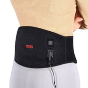 Waist Heating Pad Belt Lower Back Heat Wrap Hot and Cold Therapy with 3 Heating Grade Sets